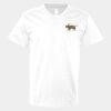 V-Neck Heavy Cotton 100% T-Shirt Thumbnail