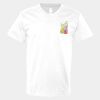 V-Neck Heavy Cotton 100% T-Shirt Thumbnail