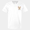 V-Neck Heavy Cotton 100% T-Shirt Thumbnail