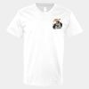 V-Neck Heavy Cotton 100% T-Shirt Thumbnail