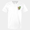 V-Neck Heavy Cotton 100% T-Shirt Thumbnail