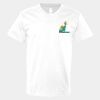 V-Neck Heavy Cotton 100% T-Shirt Thumbnail