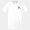 V-Neck Heavy Cotton 100% T-Shirt Thumbnail