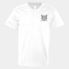 V-Neck Heavy Cotton 100% T-Shirt Thumbnail
