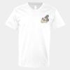 V-Neck Heavy Cotton 100% T-Shirt Thumbnail