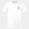 V-Neck Heavy Cotton 100% T-Shirt Thumbnail