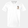 V-Neck Heavy Cotton 100% T-Shirt Thumbnail