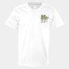 V-Neck Heavy Cotton 100% T-Shirt Thumbnail