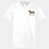V-Neck Heavy Cotton 100% T-Shirt Thumbnail