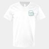 V-Neck Heavy Cotton 100% T-Shirt Thumbnail