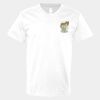 V-Neck Heavy Cotton 100% T-Shirt Thumbnail