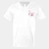 V-Neck Heavy Cotton 100% T-Shirt Thumbnail