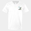 V-Neck Heavy Cotton 100% T-Shirt Thumbnail