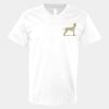 V-Neck Heavy Cotton 100% T-Shirt Thumbnail