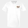 V-Neck Heavy Cotton 100% T-Shirt Thumbnail