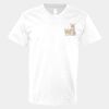 V-Neck Heavy Cotton 100% T-Shirt Thumbnail