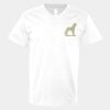 V-Neck Heavy Cotton 100% T-Shirt Thumbnail