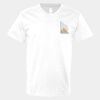 V-Neck Heavy Cotton 100% T-Shirt Thumbnail
