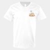 V-Neck Heavy Cotton 100% T-Shirt Thumbnail
