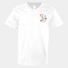 V-Neck Heavy Cotton 100% T-Shirt Thumbnail