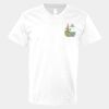 V-Neck Heavy Cotton 100% T-Shirt Thumbnail