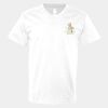 V-Neck Heavy Cotton 100% T-Shirt Thumbnail