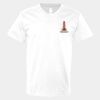 V-Neck Heavy Cotton 100% T-Shirt Thumbnail