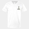 V-Neck Heavy Cotton 100% T-Shirt Thumbnail