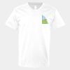 V-Neck Heavy Cotton 100% T-Shirt Thumbnail
