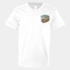 V-Neck Heavy Cotton 100% T-Shirt Thumbnail