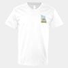 V-Neck Heavy Cotton 100% T-Shirt Thumbnail