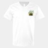 V-Neck Heavy Cotton 100% T-Shirt Thumbnail