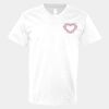 V-Neck Heavy Cotton 100% T-Shirt Thumbnail