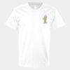 V-Neck Heavy Cotton 100% T-Shirt Thumbnail