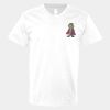 V-Neck Heavy Cotton 100% T-Shirt Thumbnail
