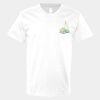V-Neck Heavy Cotton 100% T-Shirt Thumbnail
