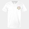 V-Neck Heavy Cotton 100% T-Shirt Thumbnail