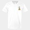 V-Neck Heavy Cotton 100% T-Shirt Thumbnail