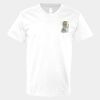 V-Neck Heavy Cotton 100% T-Shirt Thumbnail