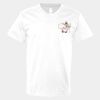 V-Neck Heavy Cotton 100% T-Shirt Thumbnail
