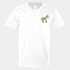 V-Neck Heavy Cotton 100% T-Shirt Thumbnail