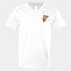 V-Neck Heavy Cotton 100% T-Shirt Thumbnail