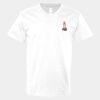 V-Neck Heavy Cotton 100% T-Shirt Thumbnail