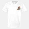 V-Neck Heavy Cotton 100% T-Shirt Thumbnail