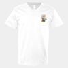 V-Neck Heavy Cotton 100% T-Shirt Thumbnail