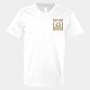 V-Neck Heavy Cotton 100% T-Shirt Thumbnail