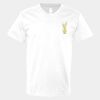 V-Neck Heavy Cotton 100% T-Shirt Thumbnail