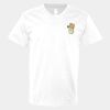 V-Neck Heavy Cotton 100% T-Shirt Thumbnail