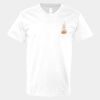 V-Neck Heavy Cotton 100% T-Shirt Thumbnail