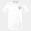 V-Neck Heavy Cotton 100% T-Shirt Thumbnail